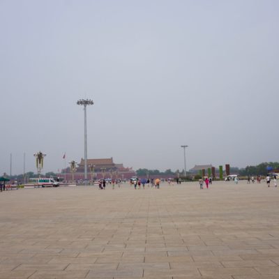 Der geschichtsträchtige Tiananmen  Platz