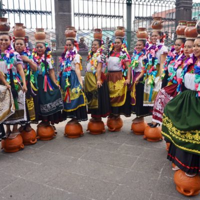 Komstüm Wettbewerb am Wochenende in Puebla Altstadt