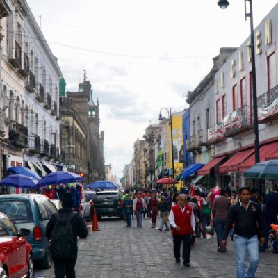 Puebla Altstadt.