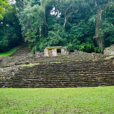 Die Ruinen von Yaxchilán