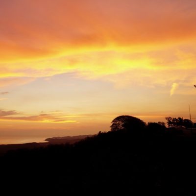 Einer von vielen tollen Sonnenuntergängen. Unser  erster aber in Costa Rica
