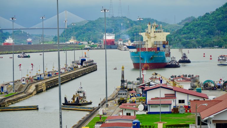 Der Panama Kanal an der Miraflores Schleuse ( mit Video )
