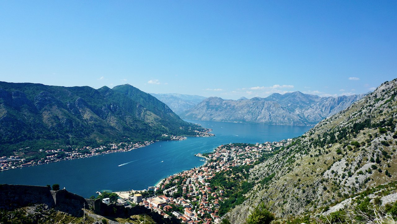 Wanderung nach Kotor im Video